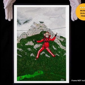 Monkey Fine Art Giclée print of my original Pop Art painting on archival paper
