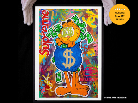 Money bag painting sale