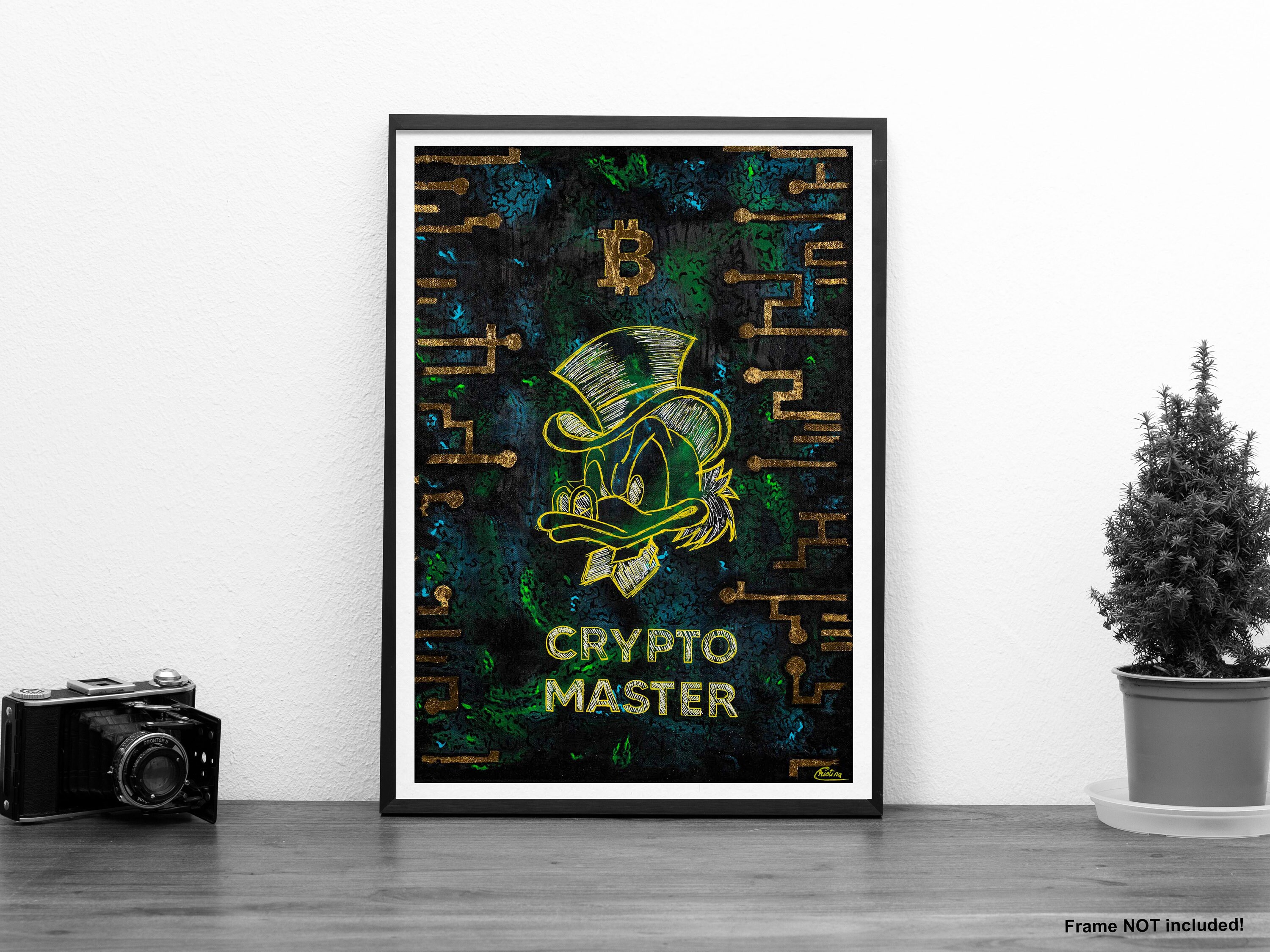 Crypto Fine Art Giclée Print of My Original Pop Art Painting on Archival  Paper - Etsy