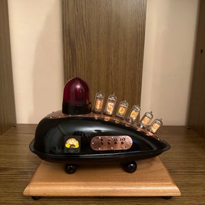 Fuel tank nixie tube clock