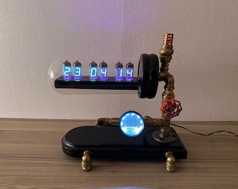 Unique dome glass VFD tube clock