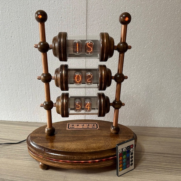 Nixie clock tower