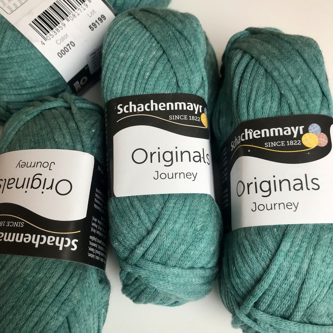 Yarn Schachenmayr Originals Journey smaragd Green dark Green Color Soft  Cord for Knitting Yarn for Potholders Crafting Yarn 