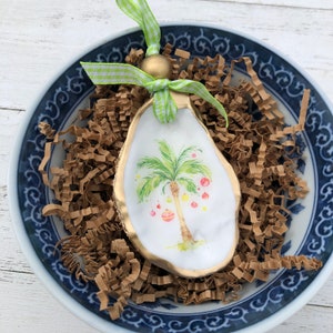 Oyster Ornament | Christmas Palm | Tropical Christmas Ornament