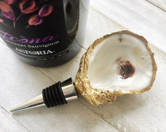 Oyster Shell Wine Stopper