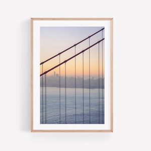 Golden Gate Bridge | Kunstdruck | San Francisco | Digitaler Download  | Poster
