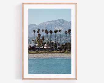 Santa Barbara Kalifornien | Digitaler Download | Poster | Print | California | Santa Barbara Beach | Palmen Print | Wall Art | Photography