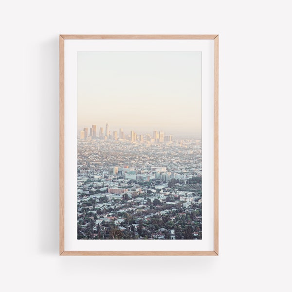 Los Angeles | Kunstdruck | Digitaler Download | Poster | LA Sunset Print | California