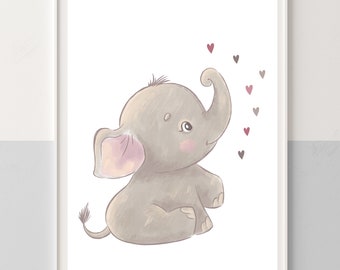 Kinderbild  "Kleiner Elefant"