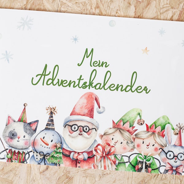 Adventskalender zum Ausmalen