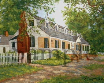 Christiana Campbell's Tavern Giclée Print, Colonial Williamsburg Wall Art