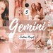 Becca reviewed GEMINI Presets Lightroom Presets Zodiac Presets Spring Presets Pink Presets Peach Preset Gemini Gift Blush Preset Preset for Instagram