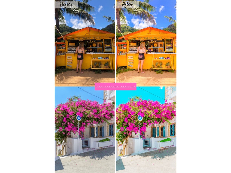 18 SUMMER Lightroom Presets Bloom Preset for Instagram Bright Outdoor Preset for Blogger Color POP Presets Vibrant Travel Spring Preset image 7