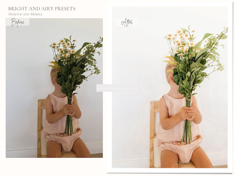 22 LIGHT AND AIRY Lightroom Mobile & Desktop Presets, Bright Clean Instagram Presets, Natural Photo Filter, Aesthetic Preset for Influencer image 8
