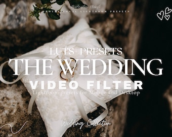 600+ Lightroom-voorinstellingen voor bruiloften EN videofilter, bruiloft LUTS, boho en humeurige voorinstellingen, lichte en luchtige bruiloftsvoorinstellingen, rustieke voorinstellingen