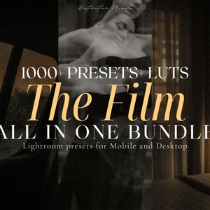 1000+ FILM Lightroom Mobile & Desktop Presets, Influencer Presets, Film Aesthetic Preset, Vintage Analog Film, Instagram Film Grain Filter
