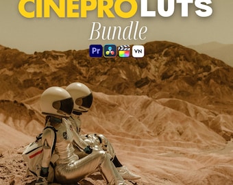 250+ CINEMATIC LUTS Video Presets, Video and Photo Color Grading, Film Video Filter,, Premiere Pro, Final Cut Pro, Video Editing, Video Luts