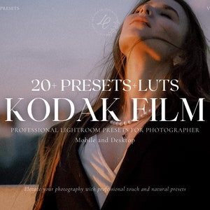 Mais de 20 filtros de vídeo KODAK FILM, LUTs de filme 35 mm, filtros estéticos de filme, LUTs de vídeo retrô, predefinições analógicas, edição de vídeo, predefinições descartáveis.