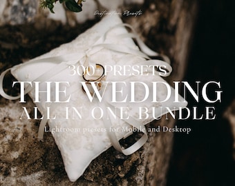 Mais de 600 presets para Lightroom Mobile e Desktop, presets Boho e Moody, presets para casamentos leves e arejados, presets profissionais para casais