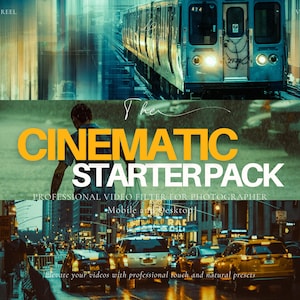 600+ CINEMATIC LUTS Video Presets, Video and Photo Color Grading, Film Video Filter,, Premiere Pro, Final Cut Pro, Video Editing, Video Luts