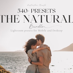 540+ NATURAL BUNDLE Lightroom Mobile & Desktop Presets, Natural Outdoor Blogger Presets, Aesthetic Influencer Presets, Natural Light Filter