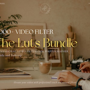 2000+ LUTS Video Filter Bundle, Aesthetic Filter for Instagram Influencer, Video Color Grading for Blogger, Premiere Pro, Reel Video Editing