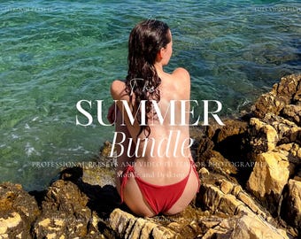 800+ Summer Presets Bundle, Travel Presets, Beach Presets for Influencer, European Summer Presets For Instagram, Vibrant Lifestyle Presets