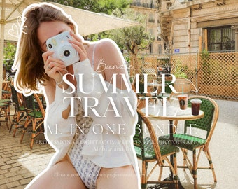 800+ Aesthetic Summer Travel Presets Bundle, Beach Presets for Influencer, Natural Presets For Instagram, Lifestyle Blogger Presets, Clean