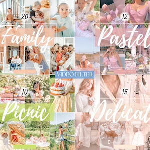 250 THEME PARK Luts Video Filter Bundle, Magical Filters for Instagram, Natural and Clean Filters, Video Color Grading, Premiere Pro