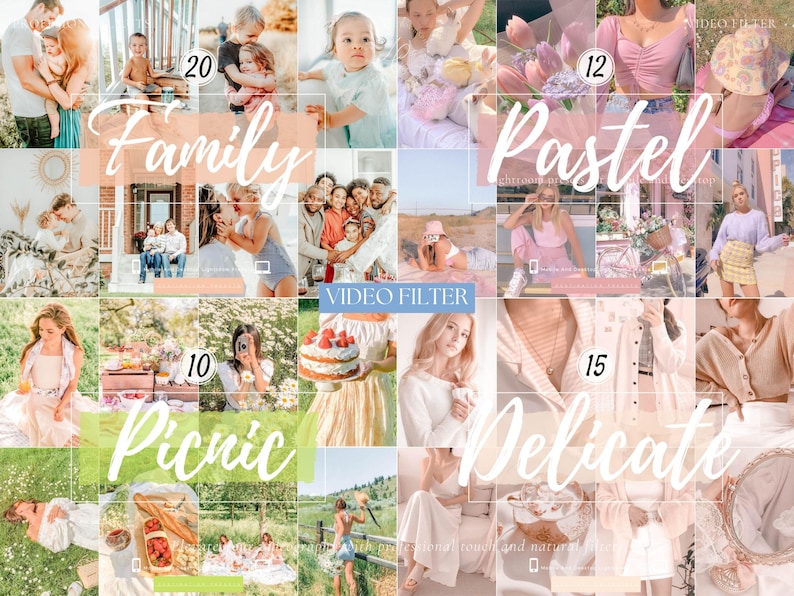 250 THEME PARK Luts Video Filter Bundle, Magical Filters for Instagram, Natural and Clean Filters, Video Color Grading, Premiere Pro