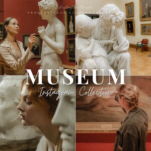 16 MUSEUM Aesthetic Lightroom Mobile & Desktop Presets, Artistic presets for Instagram Blogger, Film preset, Influencer Presets, Art Museum