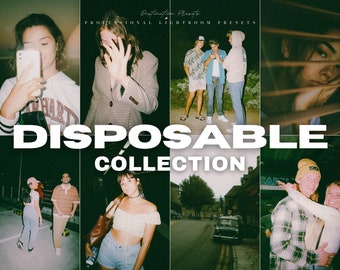 25 PELÍCULAS DESECHABLES Ajustes preestablecidos de Lightroom para dispositivos móviles y computadoras de escritorio, Ajustes preestablecidos de película para Instagram, Ajustes preestablecidos vintage, Ajustes preestablecidos de Dark Moody, Ajustes preestablecidos de Polaroid