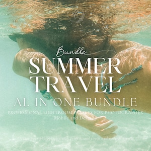 800+ Aesthetic Summer Travel Presets Bundle, Beach Presets for Influencer, Natural Presets For Instagram, Lifestyle Blogger Presets, Clean