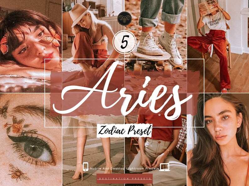 ARIES Presets Lightroom Zodiac Presets Autumn Presets Fall image 0