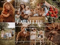 Farm Lightroom Presets, Warm Rustic Country Presets for Mobile & Desktop, Boho Presets, Outdoor Presets, Western Instagram Filters