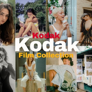 15 KODAK PORTRA Lightroom Mobile & Desktop Presets, Film Presets for Instagram Influencer, Retro Presets, Film Grain Effect, Analog filter