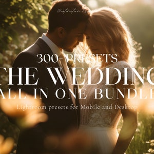 600+ WEDDING BUNDLE Lightroom Mobile & Desktop Presets,  Boho and Moody Presets, Bright Airy Wedding Presets, Professional Couple Presets