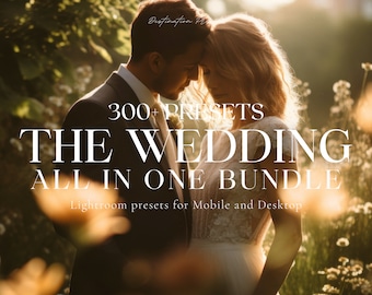 Mais de 600 presets para Lightroom Mobile e Desktop, presets Boho e Moody, presets de casamento claros e arejados, presets profissionais para casais