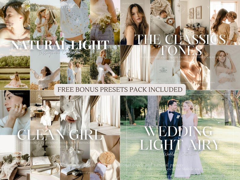 22 LIGHT AND AIRY Lightroom Mobile & Desktop Presets, Bright Clean Instagram Presets, Natural Photo Filter, Aesthetic Preset for Influencer image 10