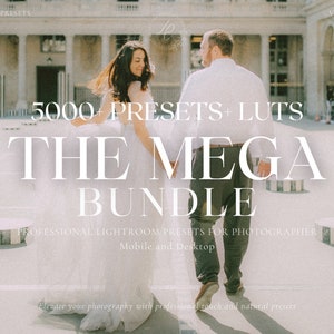 5000+ LIGHTROOM Presets Bundle, Natural Presets, Clean Influencer Presets, Dark Moody Presets, Lifestyle Presets, Aesthetic Blogger Presets