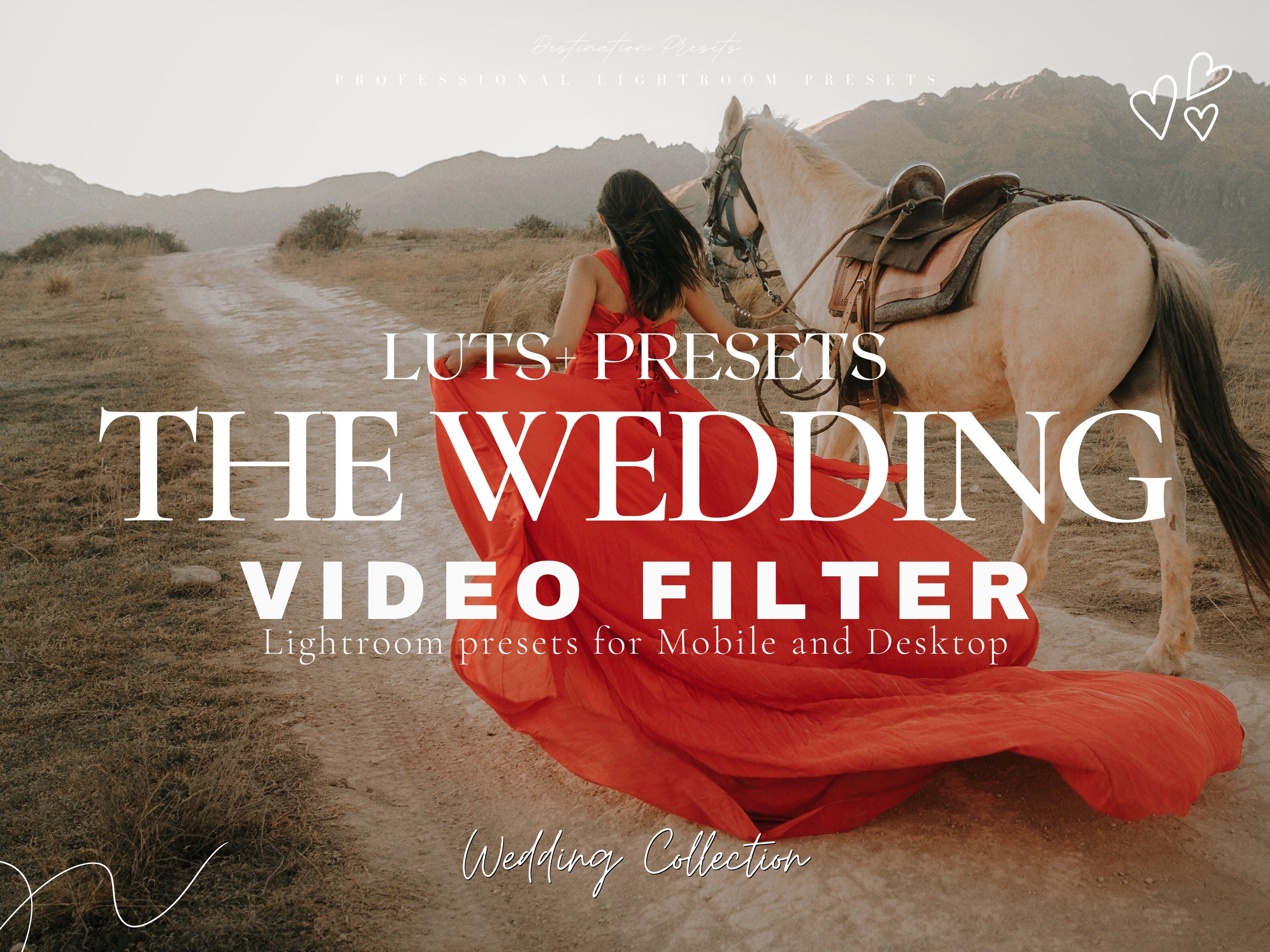 600+ Wedding LUTs Color Grading, Video and Photo for Mobile & Desktop, Adobe After Effects, Premiere Pro, Da Vinci, Final Cut, Moody Filter
