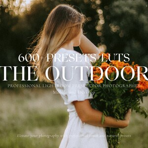600+ OUTDOOR Lightroom Bundle Presets, Rustic Filter for Instagram, Moody Travel Presets, Earthy Presets, Warm Filter, Mobile and Desktop