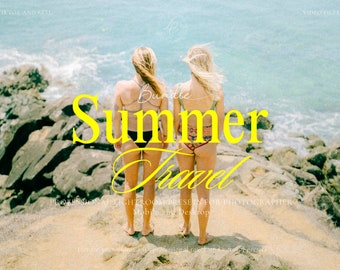 800+ Aesthetic Summer Travel Presets Bundle, Beach Presets for Influencer, Natural Presets For Instagram, Lifestyle Blogger Presets, Clean