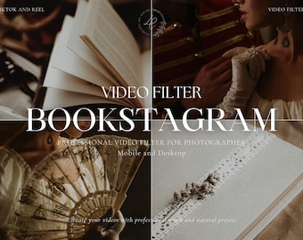 350+ BOOKSTAGRAM LUTS Video Presets, Moody Filters, Aesthetic Filters, Video Color Grading, Premiere Pro, Final Cut Pro, Video Editing