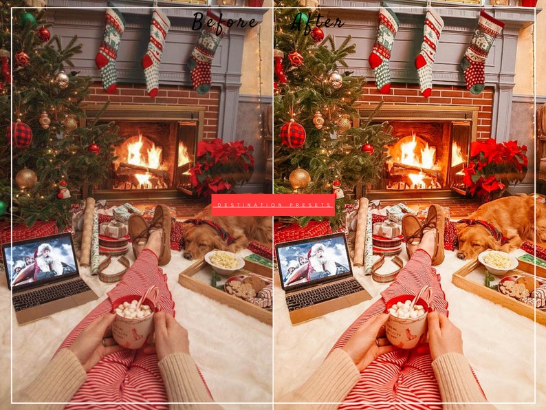 20 CHRISTMAS Lightroom Presets Holiday Presets for Family Etsy