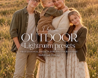 Outdoor Natural Lightroom Presets with AI Masks and Editing Tools, Desktop & Mobile
