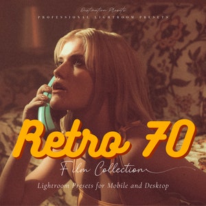 20+ RETRO AESTHETIC Lightroom mobile and Desktop Presets, Analog Presets for Influencer, Vintage 70s Presets, Film Look Presets, 80s Presets