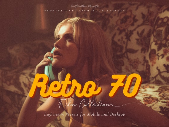 20+ RETRO AESTHETIC Lightroom mobile and Desktop Presets, Analog Presets for Influencer, Vintage 70s Presets, Film Look Presets, 80s Presets