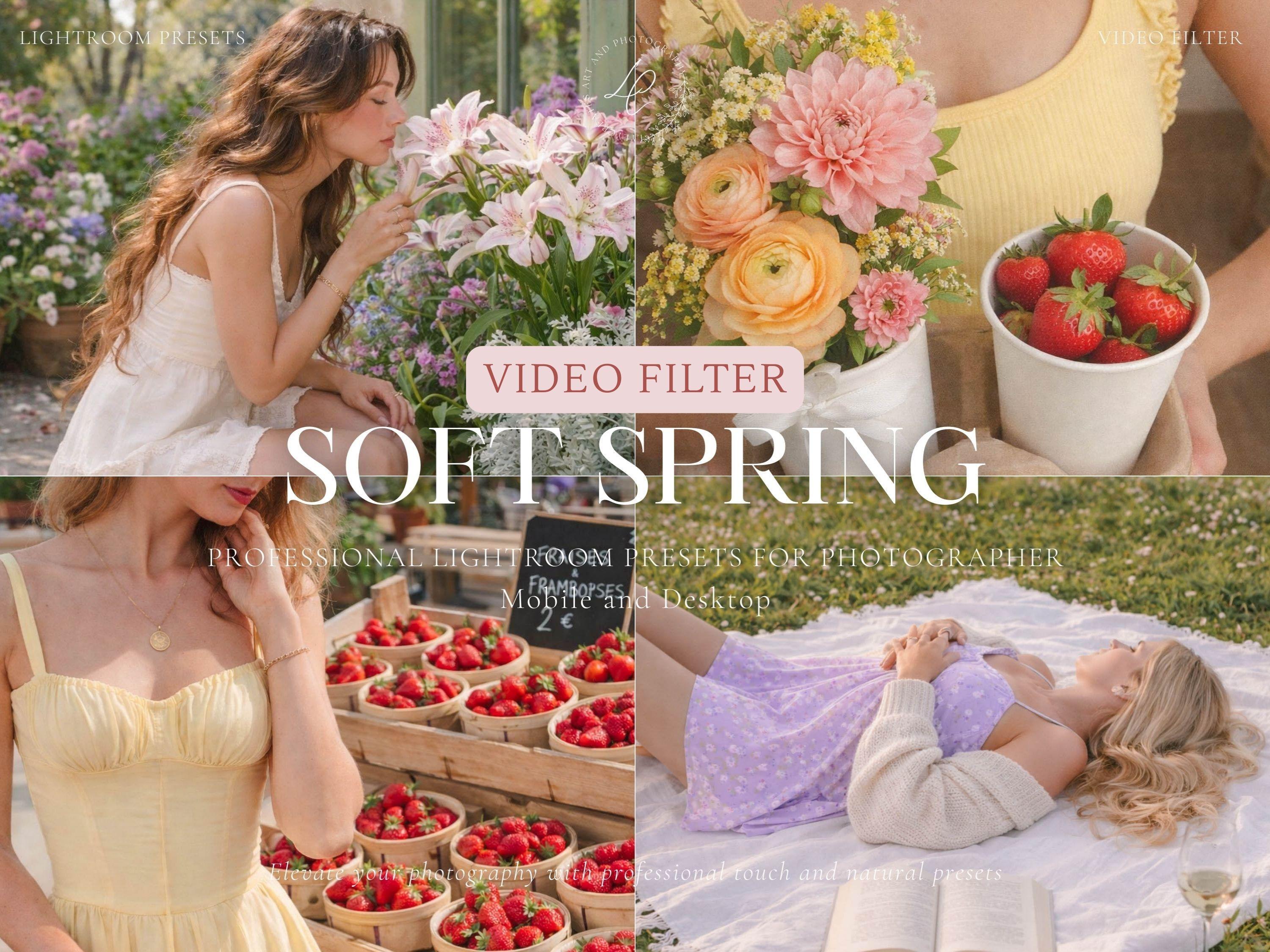 350 SPRING Luts Video Filter Bundle, Aesthetic Filter for Instagram ...