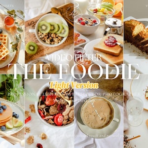 Foodle Bundle LUTs - Professional Video Color Grading Filters for Vibrant Food Videos and Photos | Instant Download